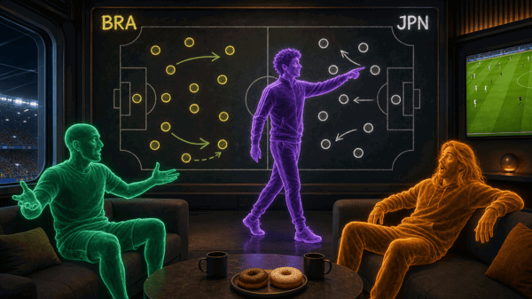 Brazil — Japan: Ancelotti's serious face and the AI scramble for a knockout edge