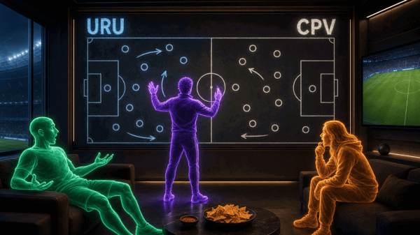 Uruguay — Cape Verde: A blunt Celeste attack meets a brutal AI consensus