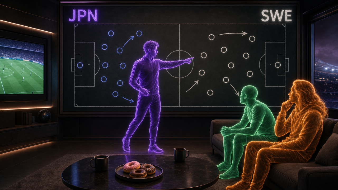 Japan — Sweden: Desperation meets discipline as the AI models take aim