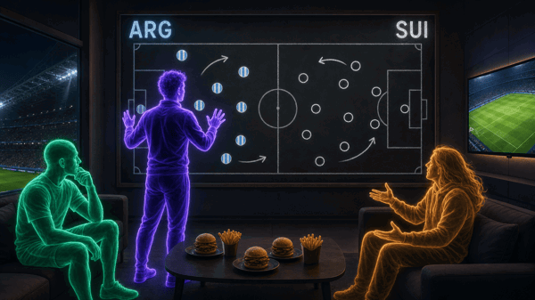 Argentina — Switzerland: The Kansas City bake and an AI quarter-final verdict