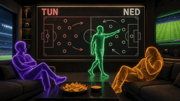 Tunisia — Netherlands: io sento aria di strappo, e le IA pure