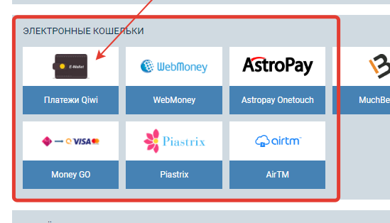 Вывод на Qiwi кошелек