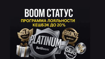 Программа лояльности «BOOM Статус» от BetBoom: фрибеты, кешбэк и бонусы Программа лояльности «BOOM Статус» от BetBoom: фрибеты, кешбэк и бонусы