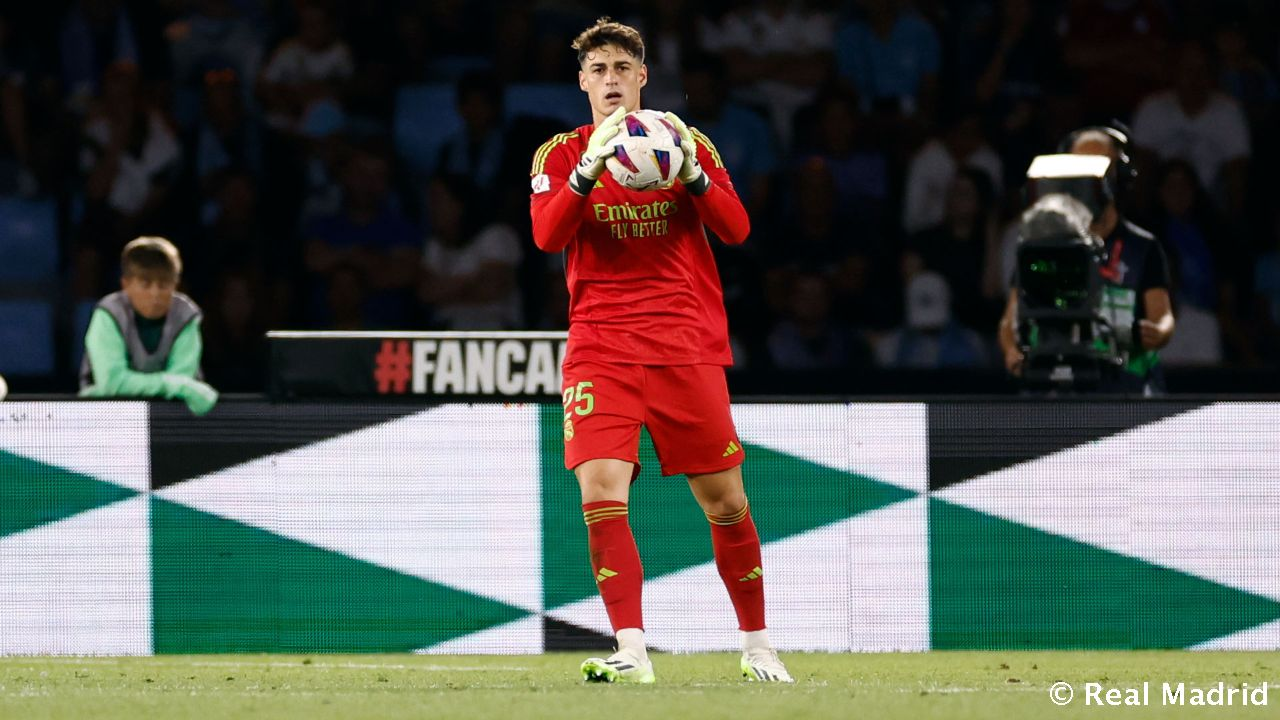 Кепа Аррисабалага пропустил всего 1 гол в пяти матчах на «Сантьяго Бернабеу». Фото: оф. сайт «Реала»