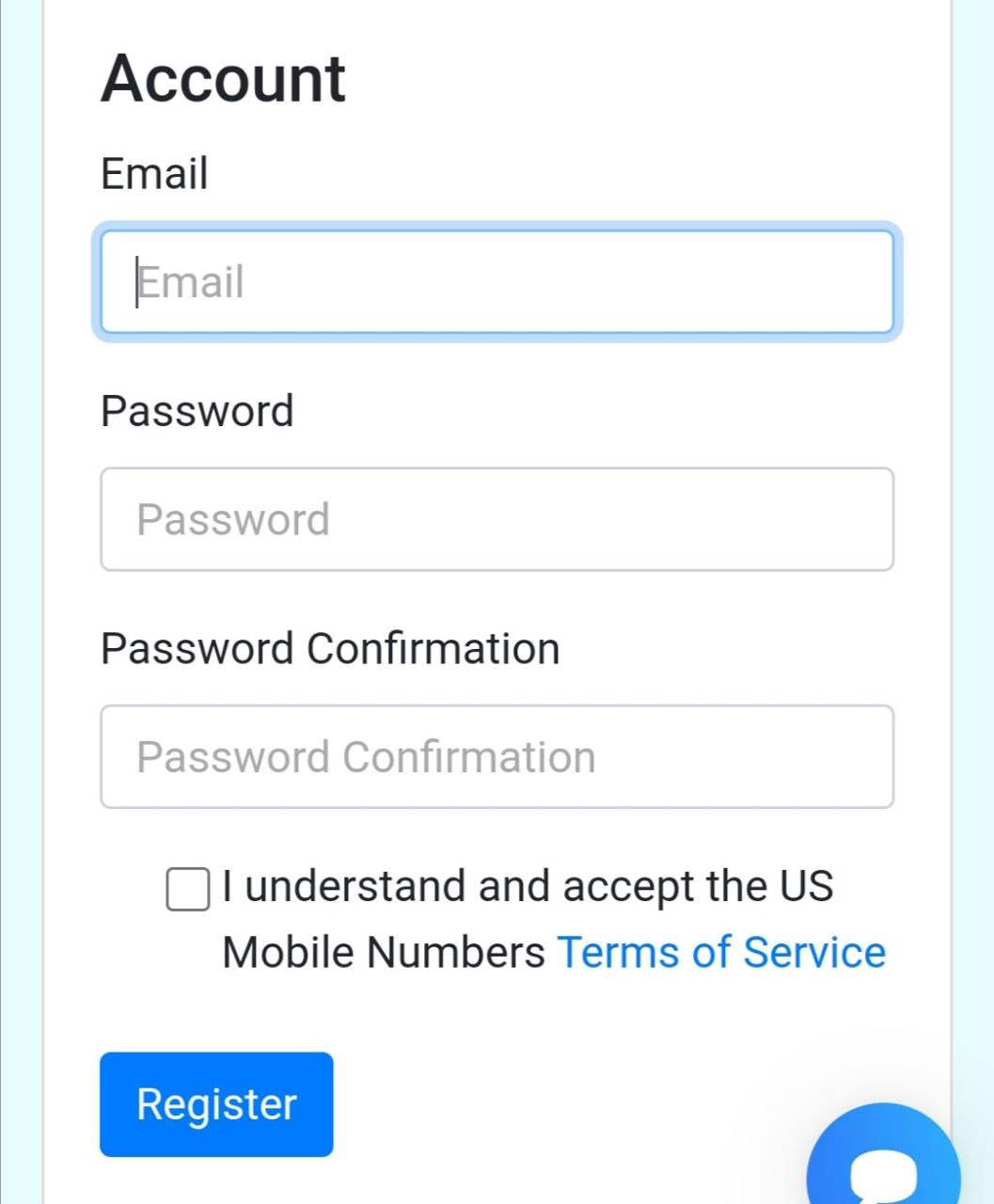 Регистрация без персональных данных