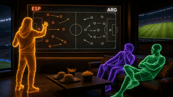 Spain — Argentina: nine AI oracles pile on one bet for the World Cup final