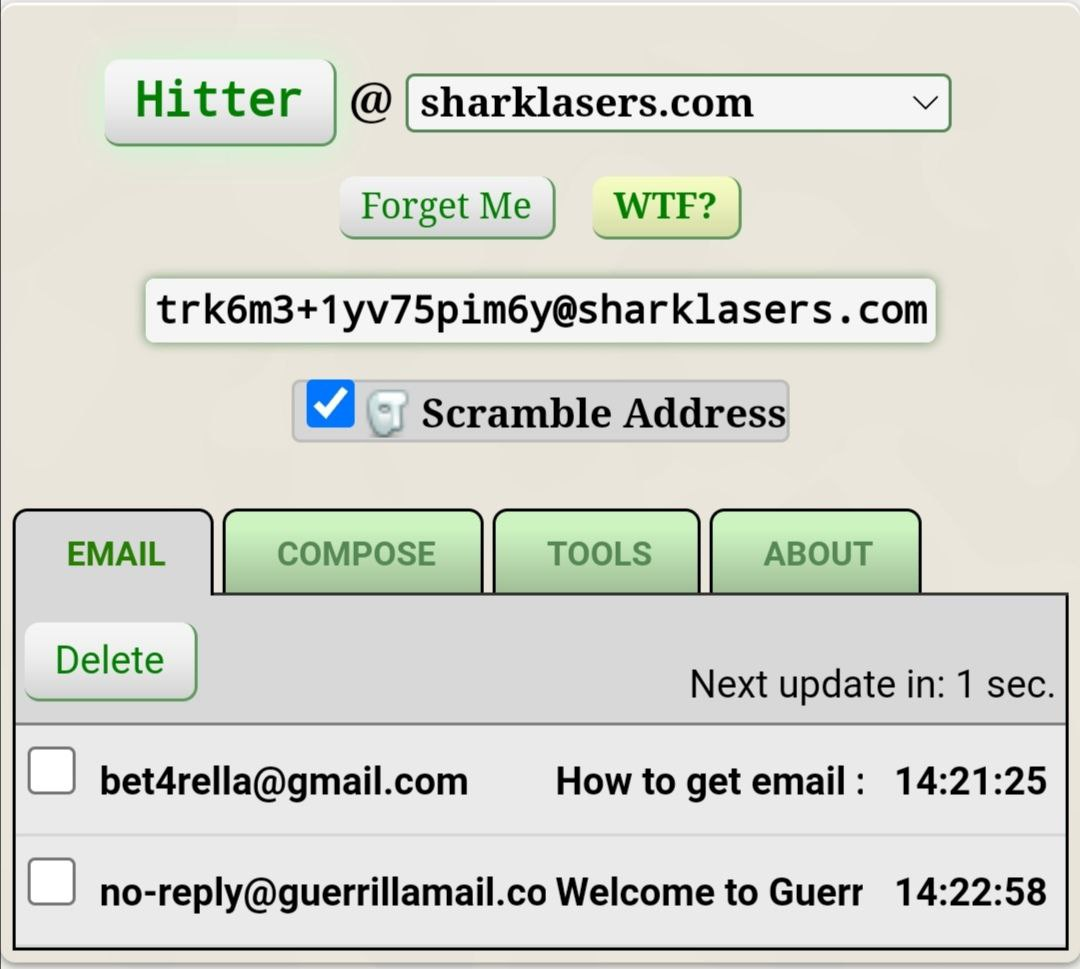 Все работает. Почта приходит