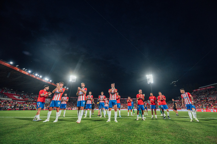 По итогам первой трети сезона «Жирона» лидирует в Примере, опережая всех фаворитов. Источник фото – gironafc.cat