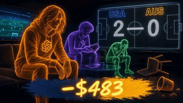USA — Australia: a slow-cooked 2:0 and the AI handicap crew gets burned