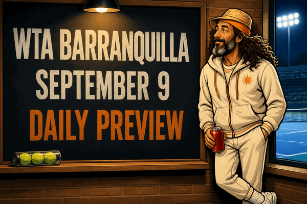 Barranquilla, 9 September: Jeanjean owes Pareja a rematch, and Claire Liu meets a 40-year-old lefty