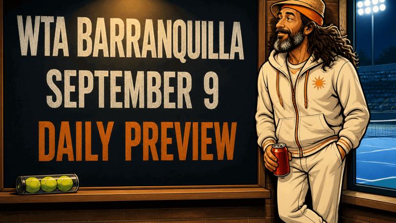 Barranquilla, 9 September: Jeanjean owes Pareja a rematch, and Claire Liu meets a 40-year-old lefty