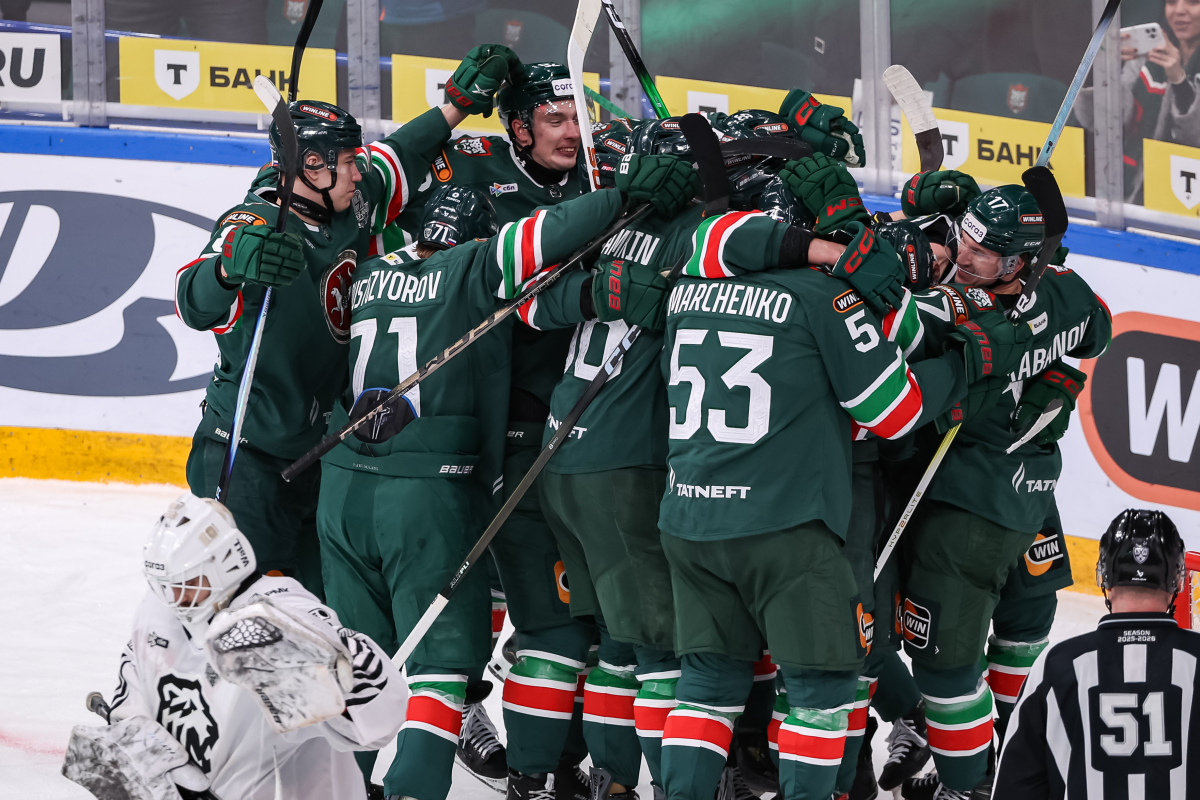 Гол за 7 секунд и победа в овертайме: «Ак Барс» закрыл серию с «Трактором» со счётом 4-1