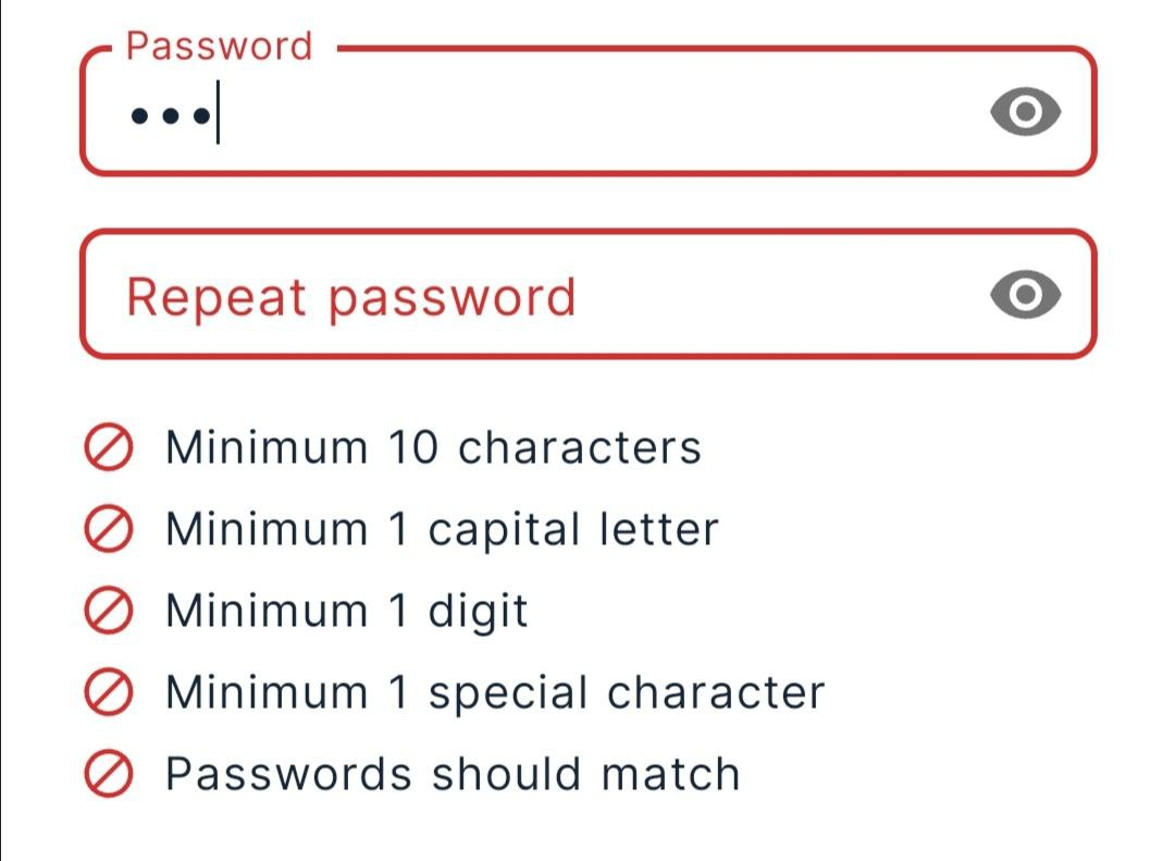 Требования к паролю как к банковской ячейке