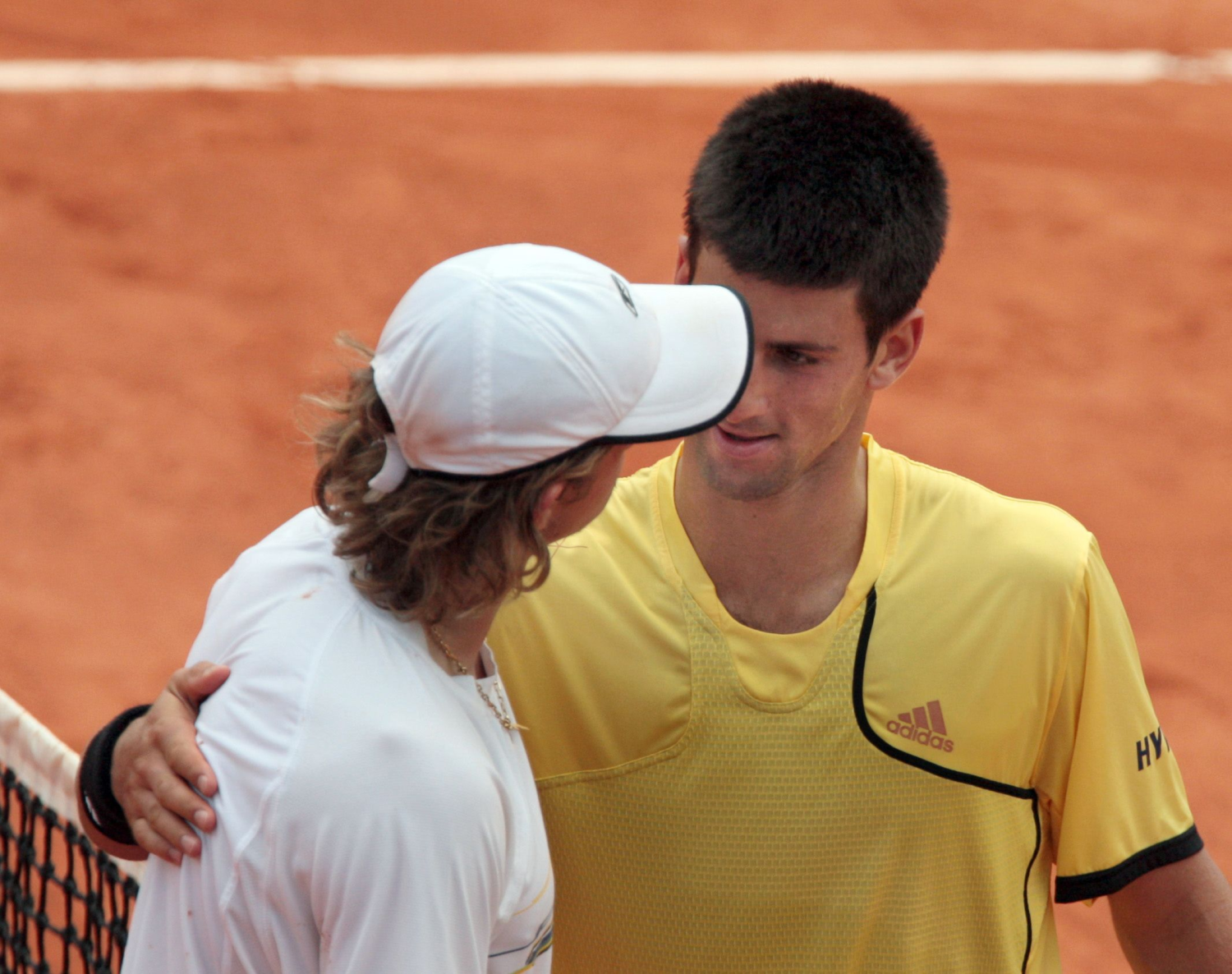 Игорь Андреев против Новака Джоковича в 1/4 финала Ролан Гаррос 2007. Фото: Sport-Express