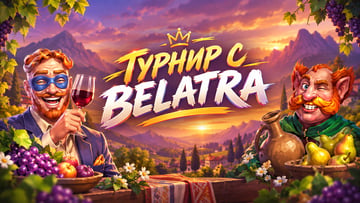 «Турнир с Belatra» в «Винлайн» — розыгрыш 10 000 BYN за сумму выигрышей