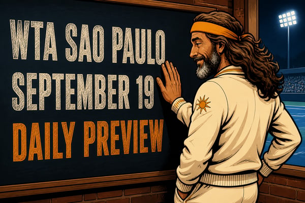 São Paulo semifinals, 19 September 2026: Badosa's comeback meets Podoroska's, Quevedo meets her old training partner