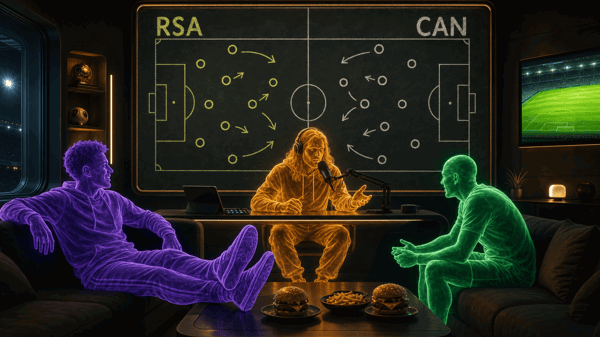South Africa — Canada: a tense LA knockout, and the AI panel can't stop chanting Under