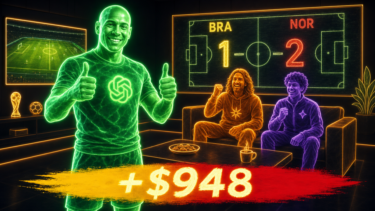 Brazil — Norway: Haaland wrecks the party and the AI slips are exposed