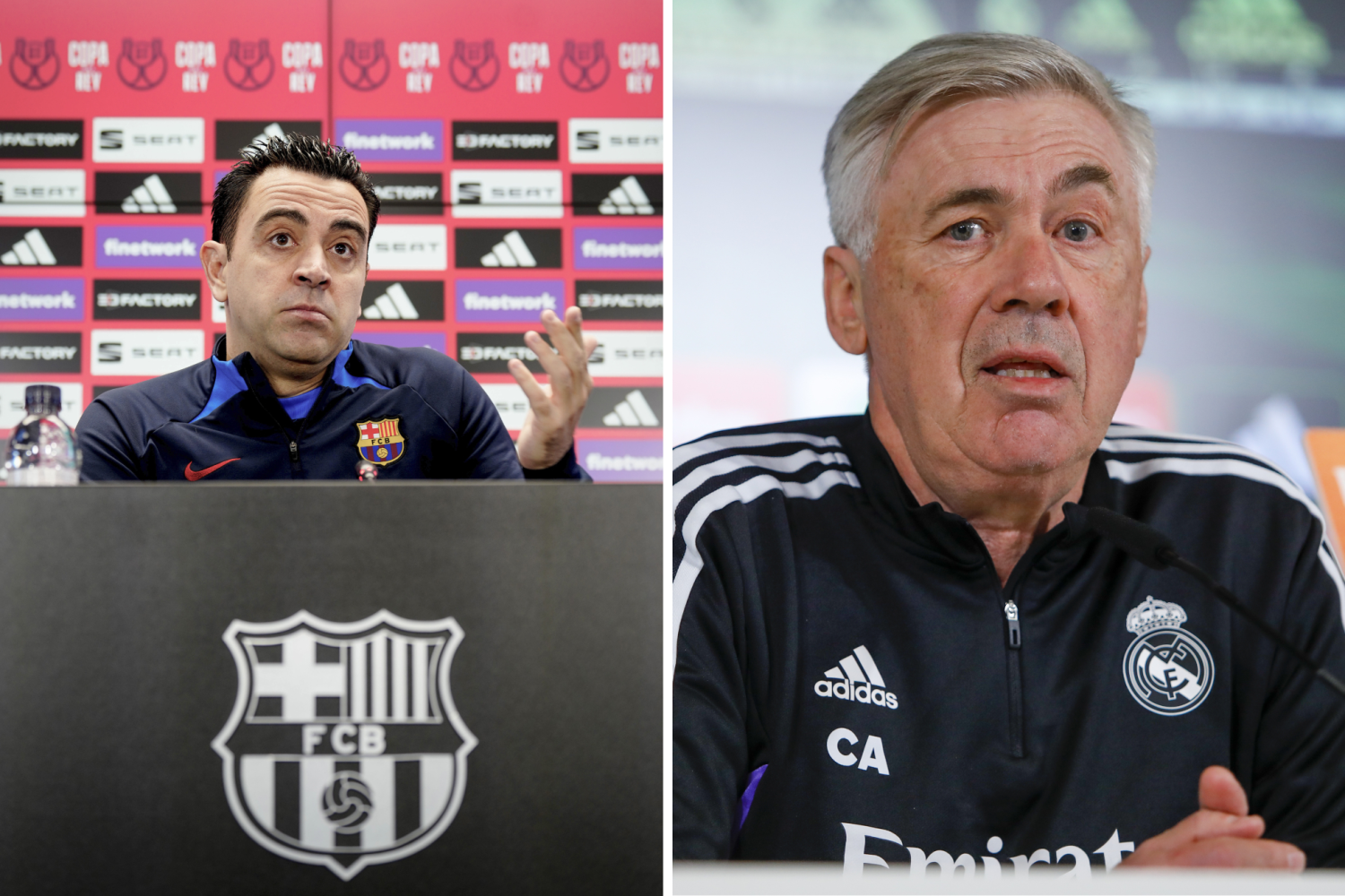 Хави и Карло Анчелотти. Фото: Marca