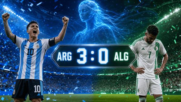 Argentina — Argélia: Messi fez hat-trick e deixou as IAs no chão