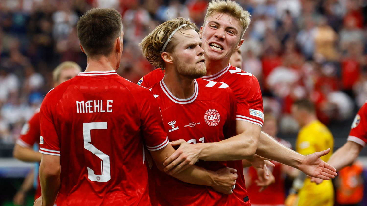 Сборная Дании на Евро-2024. Фото Sky