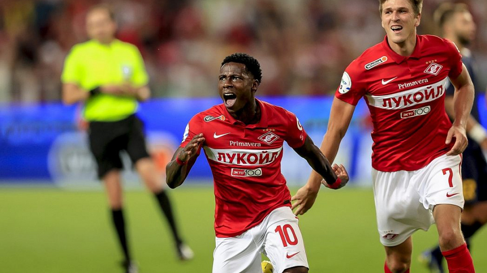 В матче против «Сочи» Квинси Промес отметился дублем