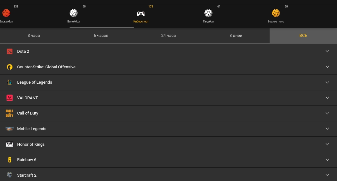 Для ставок на киберспорт следует выбрать БК, в которой доступна широкая линия и роспись на такой вид спорта – к таким относится контора «Мелбет»