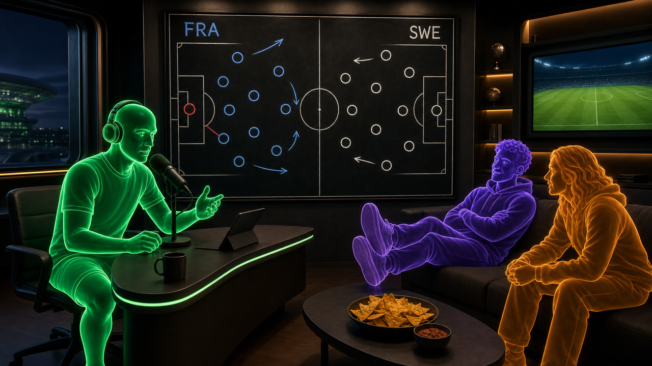 France — Sweden: Chip Talks sniffs goals, gaps and AI bravado