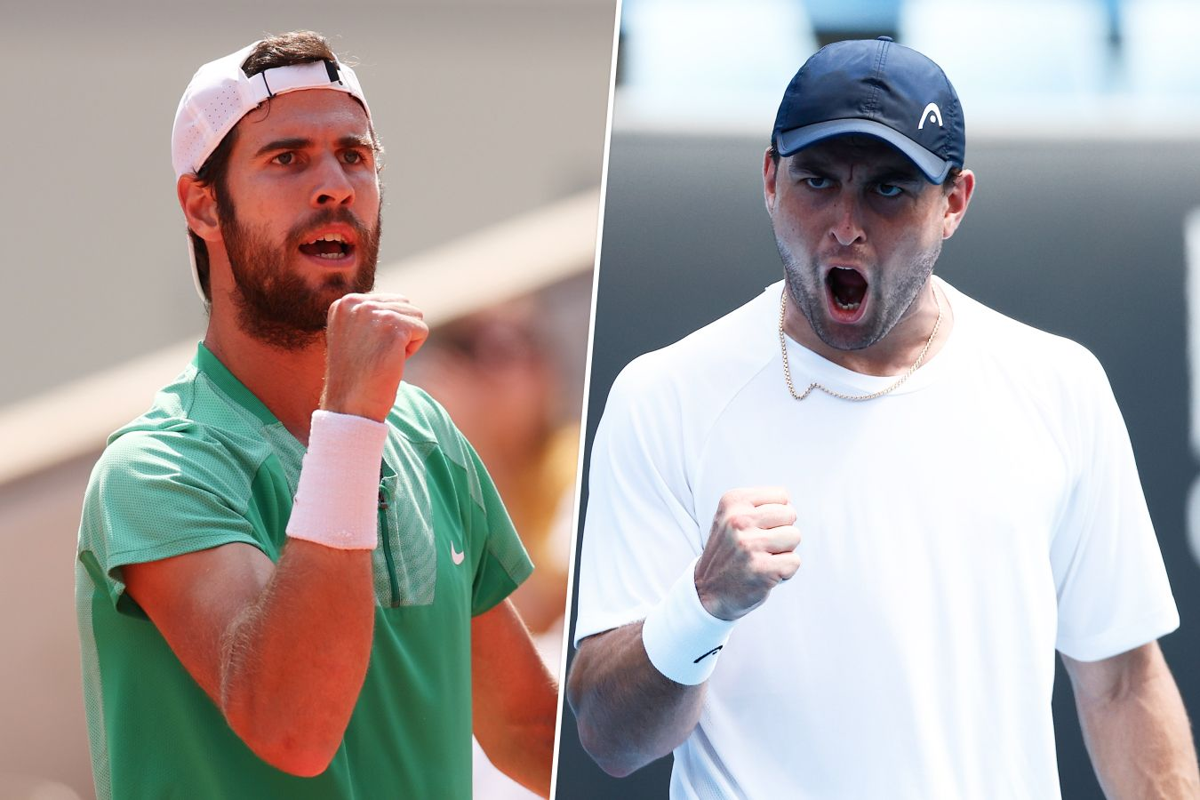 Карен Хачанов и Аслан Карацев. Фото: Sportsweek