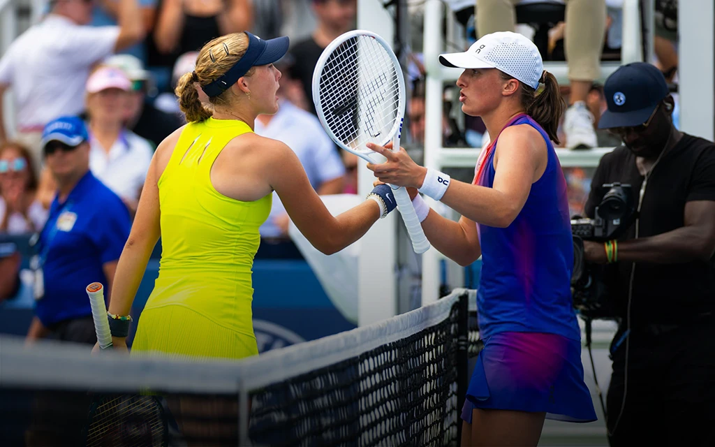 Швентек выиграла 5 из 8 последних матчей против теннисисток из первой десятки мирового рейтинга