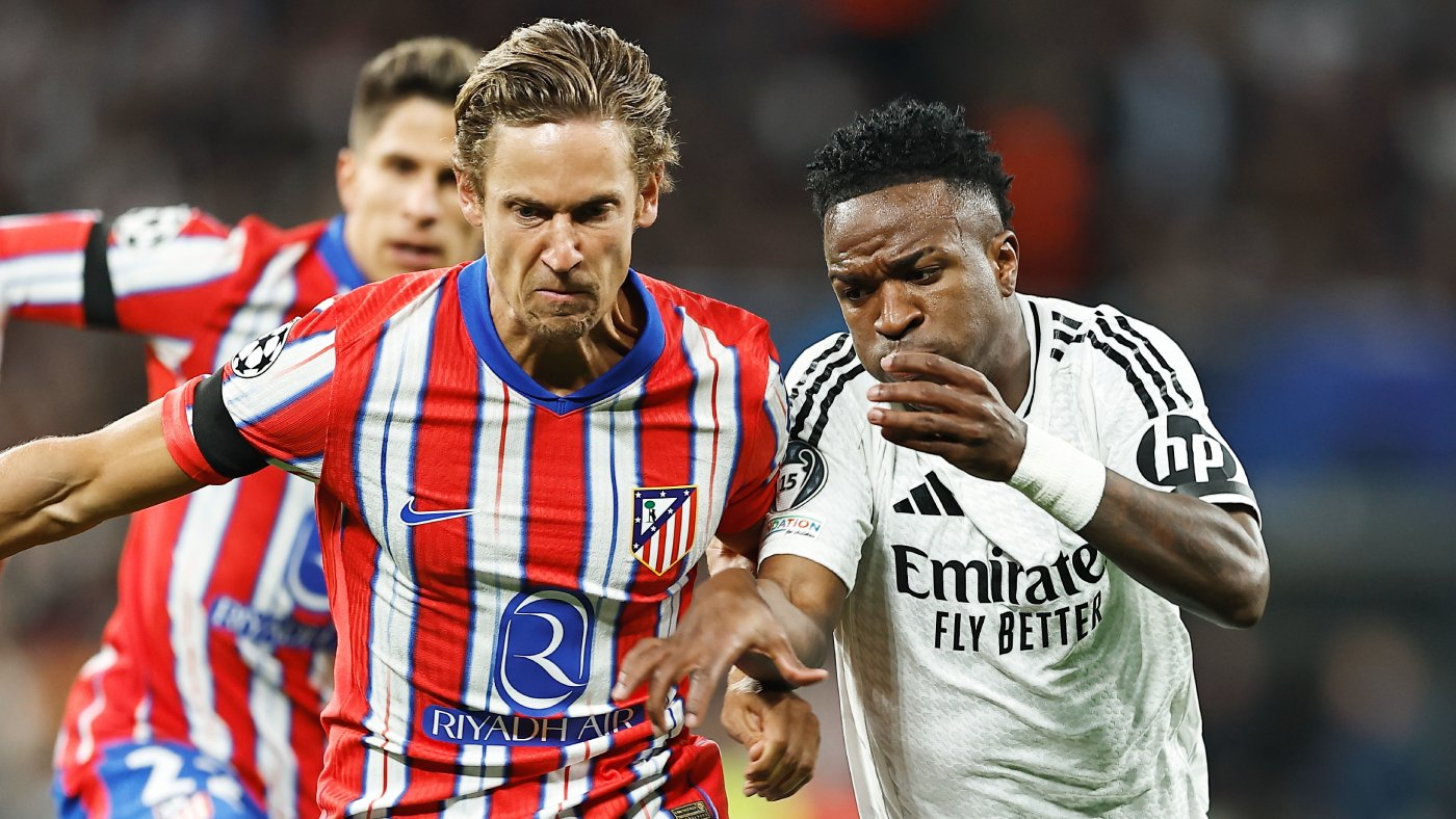 Маркос Льоренте против Винисиуса Жуниора. Фото Getty Images