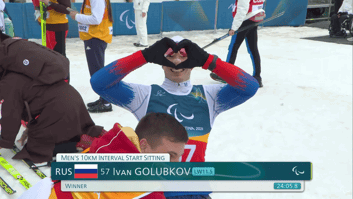 Голубков выиграл третье золото России на Паралимпиаде: 17 секунд преимущества в гонке на 10 км