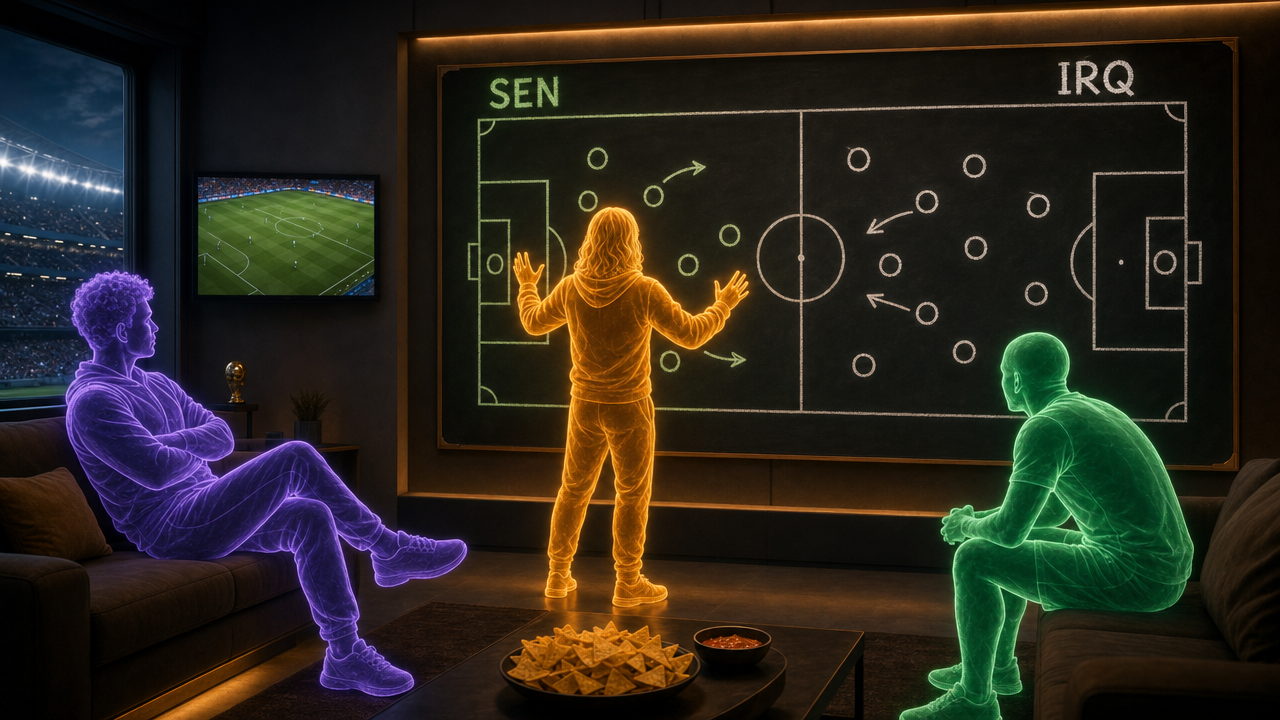 Senegal — Iraq: a must-win shootout, and the AI bots argue about goals