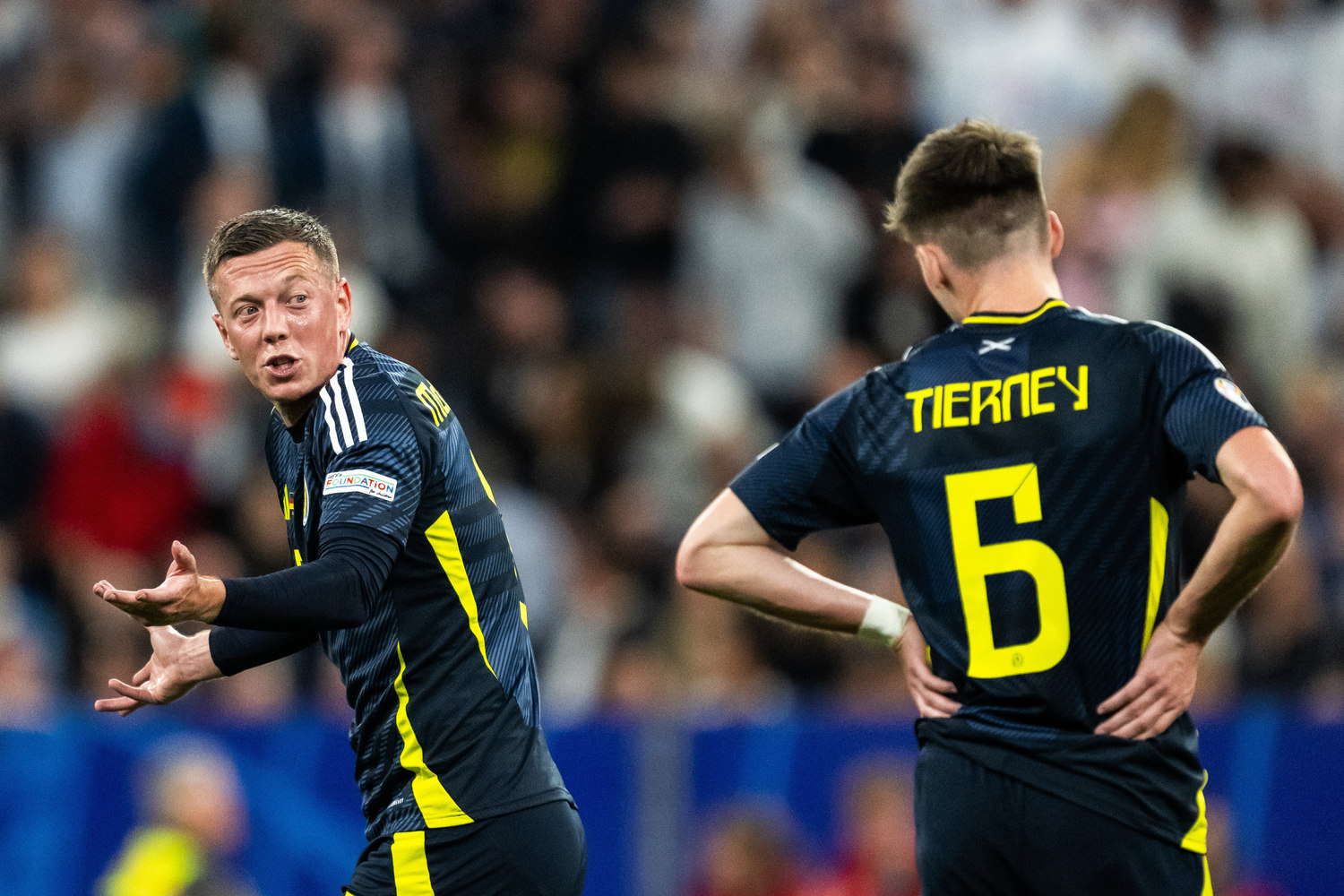 Сборная Шотландии в стартовой игре Евро-2024. Фото Getty Images