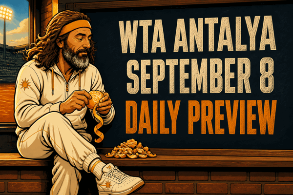 Antalya opens on clay, 8 September 2026: Francesca Jones lands from New York, Dencheva meets a Turkish left-hander