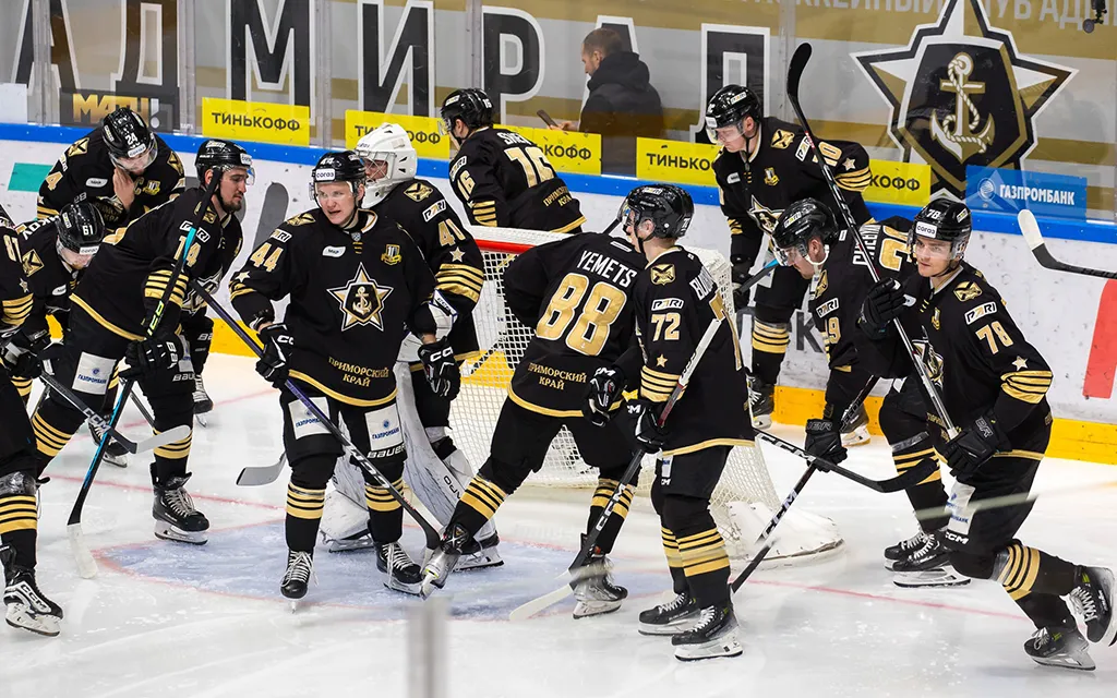 «Адмирал» в матче против «Локомотива». Фото: официальный сайт «Адмирала»