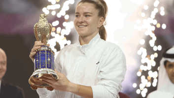 Каролина Мухова прокомментировала свой рекорд после победы на турнире в Дохе 