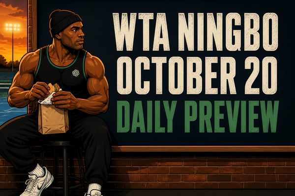 Ningbo, October 20, 2026: Ostapenko’s arm and the rematches that matter