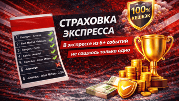 Страховка экспресса от БК «Фонбет» Страховка экспресса от БК «Фонбет»